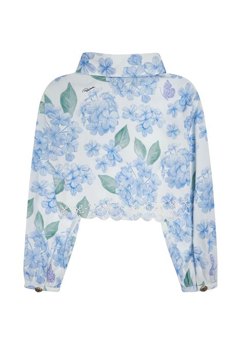 Camicia a fiori ROBERTO CAVALLI KIDS | CGP26004CAMF1PLUMBAGO